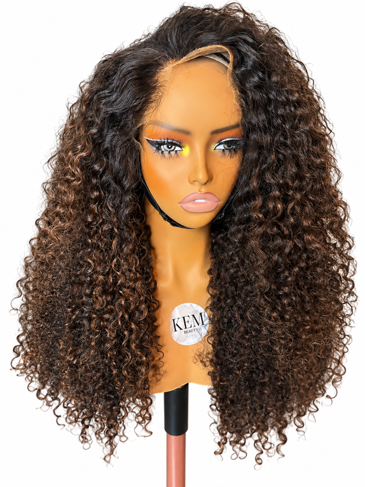 KINKY CURLY WITH HIGHLIGHTS