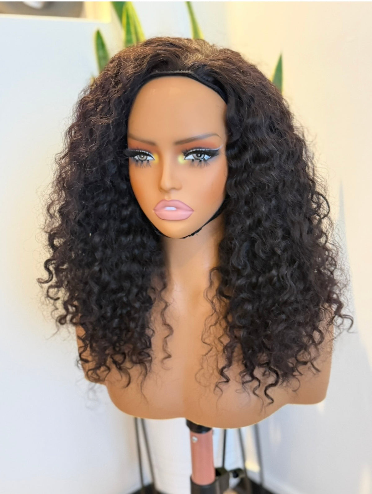 Burmese Curly Half Wig